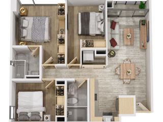 Departamento en Venta en El Reloj, Coyoacan  FF  23-2833