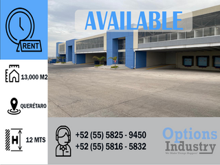 New industrial warehouse for rent in Querétaro