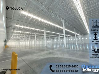 Warehouse in Toluca for rent