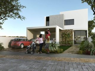 Casa en preventa, residencial Albarella Mod.G Cholul Mérida Yucatán