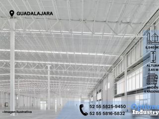 Warehouse rental opportunity in Guadalajara