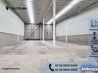 Incredible industrial warehouse in Tultitlán to rent