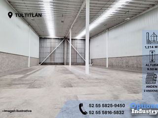 Industrial space for rent in Tultitlán