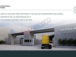 Terreno en preventa de 568 m² dentro del Parque Industrial Concordia Park a solo 900 metros dela Carr. 57 (SLP-Qro) Querétaro, Qro.