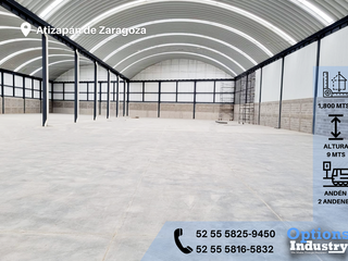 Rent now warehouse in Atizapán