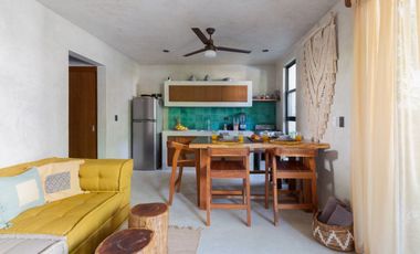BOHO CHIC Condo en Suk-Ha 1BR ground floor TULUM