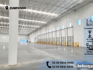 Incredible warehouse for rent located in Zumpango