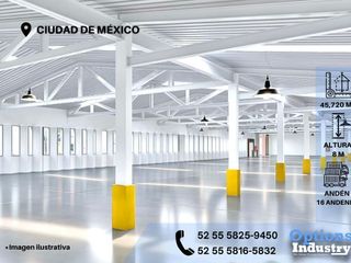 Rent industrial property, Mexico City
