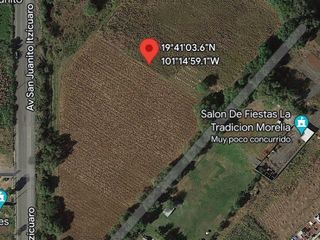 SE VENDE FRACCIÓN de TERRENO en SAN JUANITO ITZICUARO en la AVENIDA PRINCIPAL