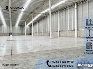 Rent industrial warehouse in Apodaca