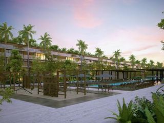 LUJOSO DEPARTAMENTO- 3 REC. - TERRAZA - Acceso beach club - en  RESIDENCIAL PLAYACAR- PLAYA DEL CARMEN