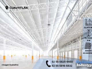 Industrial warehouse in Cuautitlán for rent