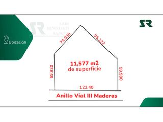 Terreno Comercial en venta, renta o aportación con 122 mts de frente sobre avenida principal. Cd Maderas El Marques, Ciudad Maderas Querétaro (El Marques)