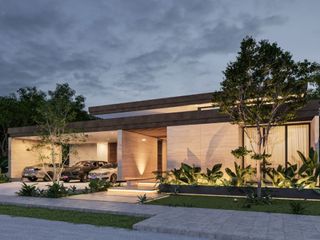 Casa de una planta con 4 recámaras en Yucatán Country Club