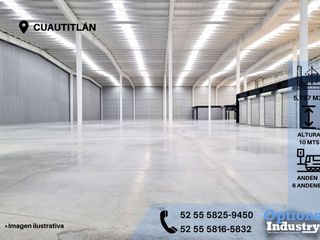 Rent now warehouse in Cuautitlán