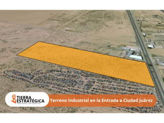 Terreno industrial cerca de el Paso Texas en la entrada a Juarez