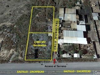 Terreno Industrial en Venta en Zona Derramadero Saltillo Coahuila