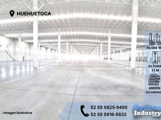 Incredible industrial warehouse for rent in Huehuetoca