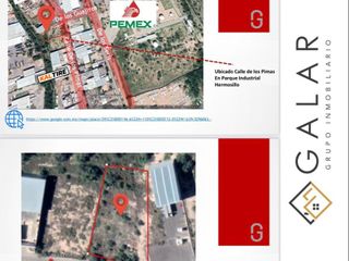 TERRENO EN VENTA EN EL PARQUE INDUSTRIAL POR CALLE DE LOS PIMAS