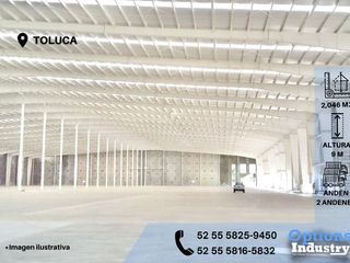 Immediate availability of warehouse rental in Toluca