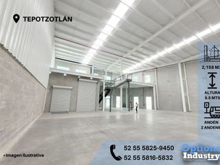 Rent warehouse in Tepotzotlán