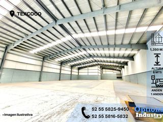Warehouse in Texcoco for rent