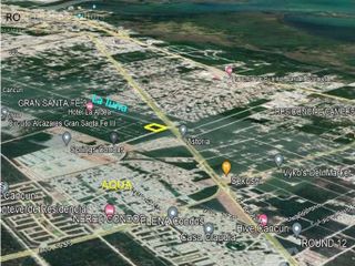 Terreno en  Venta en Av La Luna esq Huayacan, Cancun, Quintana Roo KCU0024