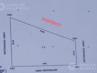 Terreno sobre el Periférico de Valladolid y cerca del entronque con Chichimila