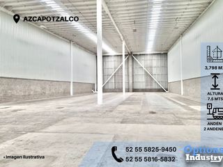 Industrial property for rent in Azcapotzalco