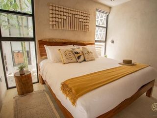Condo en Suk-Ha 1BR ground floor TULUM (Solid internet)