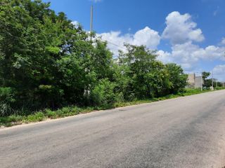 Terreno en venta sobre carretera a Conkal Yucatán