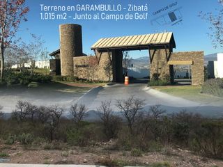 Precioso Terreno en Zibatá - Garambullo - T.1015 m2 - Pegado al Campo de Golf