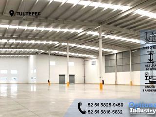 Great industrial warehouse for rent in Tultepec