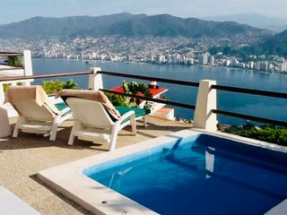 Renta Vacacional por día, semana, mes Acapulco Las Brisas, Casa magnifica vista.