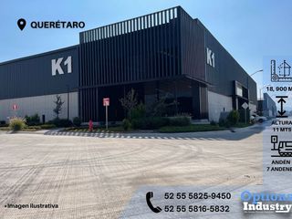 Immediate rent of industrial warehouse in Querétaro