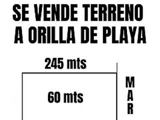 TERRENO VENTA PIE PLAYA - ISLA DEL AMOR - ALVARADO VERACRUZ