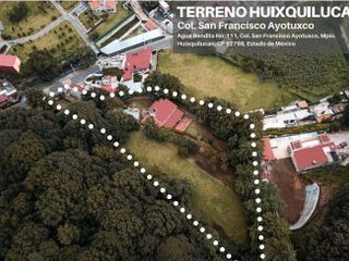 Terreno habitacional en venta en Huixquilucan