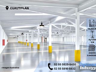 Incredible industrial property in the Cuautitlán area for rent