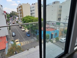 Departamento 69m2 exterior 2 recamaras balcon Benito Juarez