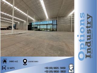 Industrial warehouse rental available in Querétaro