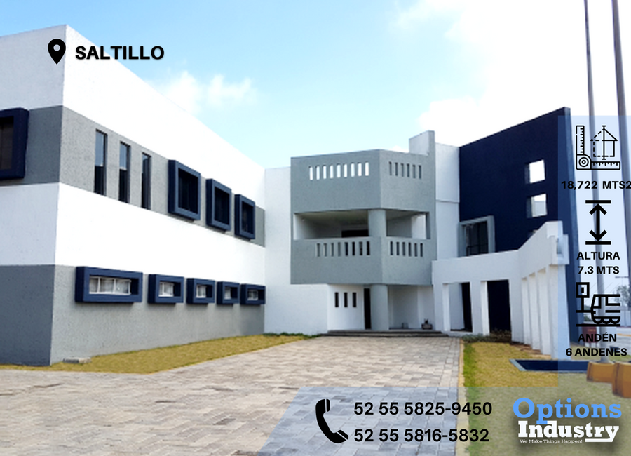 Industrial building for lease, Saltillo