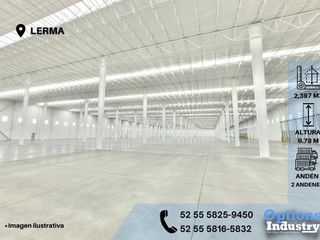 Rent industrial space now in Lerma