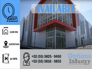 Rent now a new industrial warehouse in Querétaro