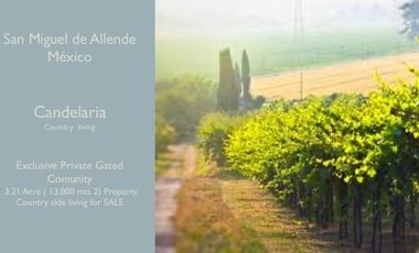 Venta terreno San Miguel de Allende zona residencial Candelaria Guanajuato