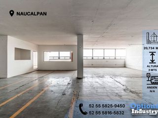 Rent now industrial warehouse in Naucalpan