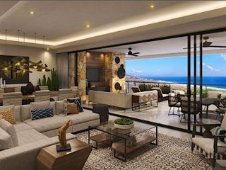 Condominio con vista al mar y campo de golf, Condo en venta Cabo San Lucas.
