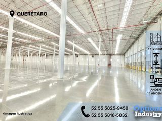 Rent in October industrial warehouse in Querétaro