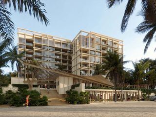 Pre venta departamentos modelo Clásico 2 recs Dorada en playa Chicxulub Yucatán