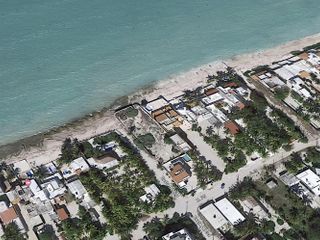 terreno frente al mar en Progreso, precio por metro lineal- disponible