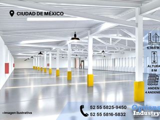 Rent industrial warehouse in Mexico City